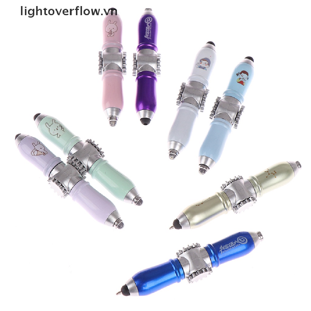 Bút Bi Xoay Có Đèn LED Phát Sáng Độc Đáo