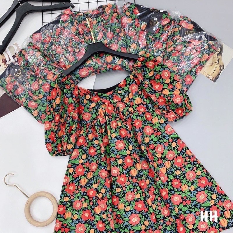 Váy Hoa Dáng Babydoll (Ảnh thật cuối hình)