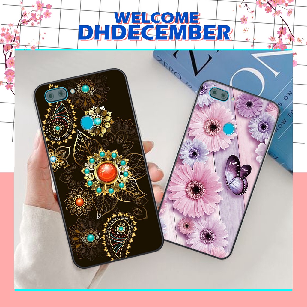 Ốp lưng Xiaomi MI 8 LITE in hình hoa tinh tế , mới mẻ DH DECEMBER