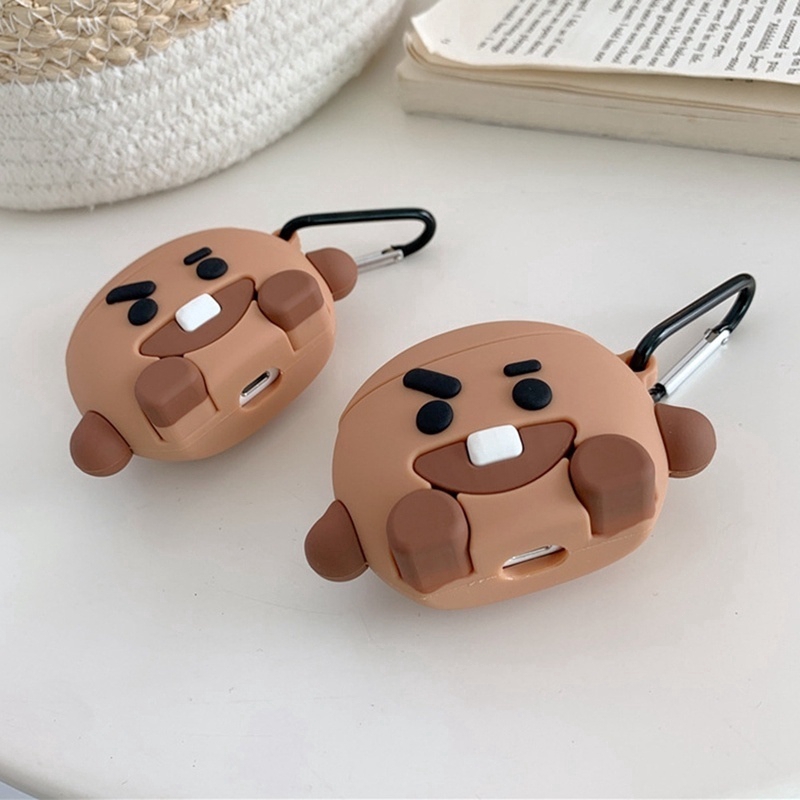 Vỏ Bảo Vệ Hộp Sạc Tai Nghe Airpods Hình Bt21 Xinh Xắn