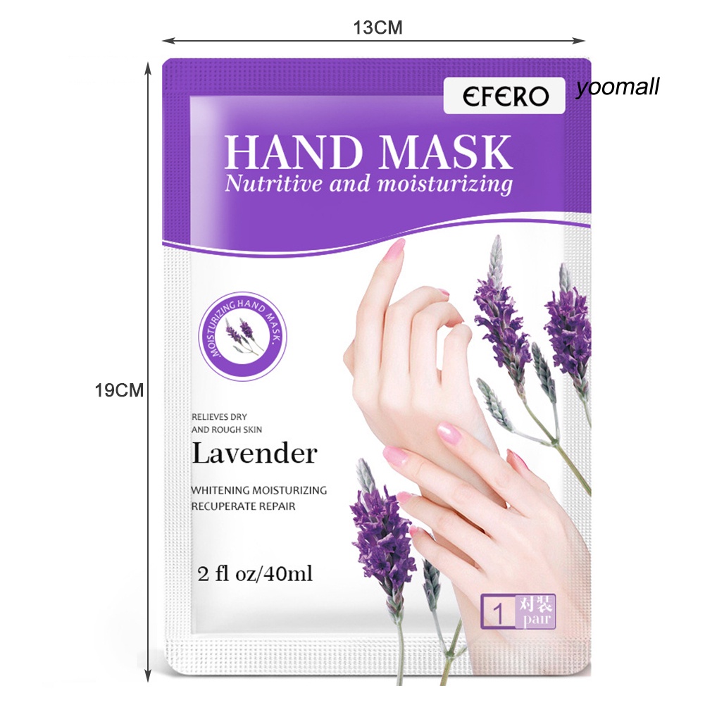 [Hàng mới về] 2 Miếng Mặt Nạ Tay EFERO Tẩy Tế Bào Chết Dưỡng Ẩm Chăm Sóc Da Đôi Bàn Tay