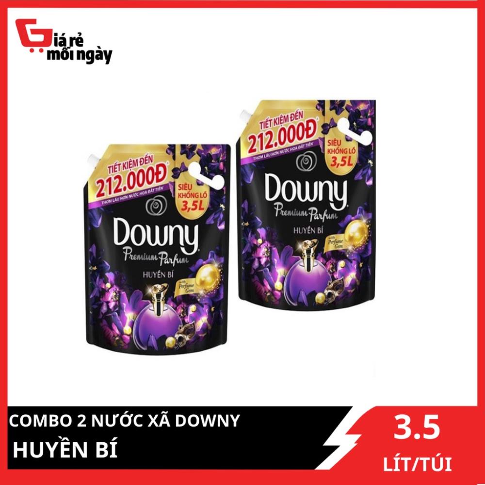 COMBO 2 túi Nước xả vải Downy Huyền bí 3.5 lít