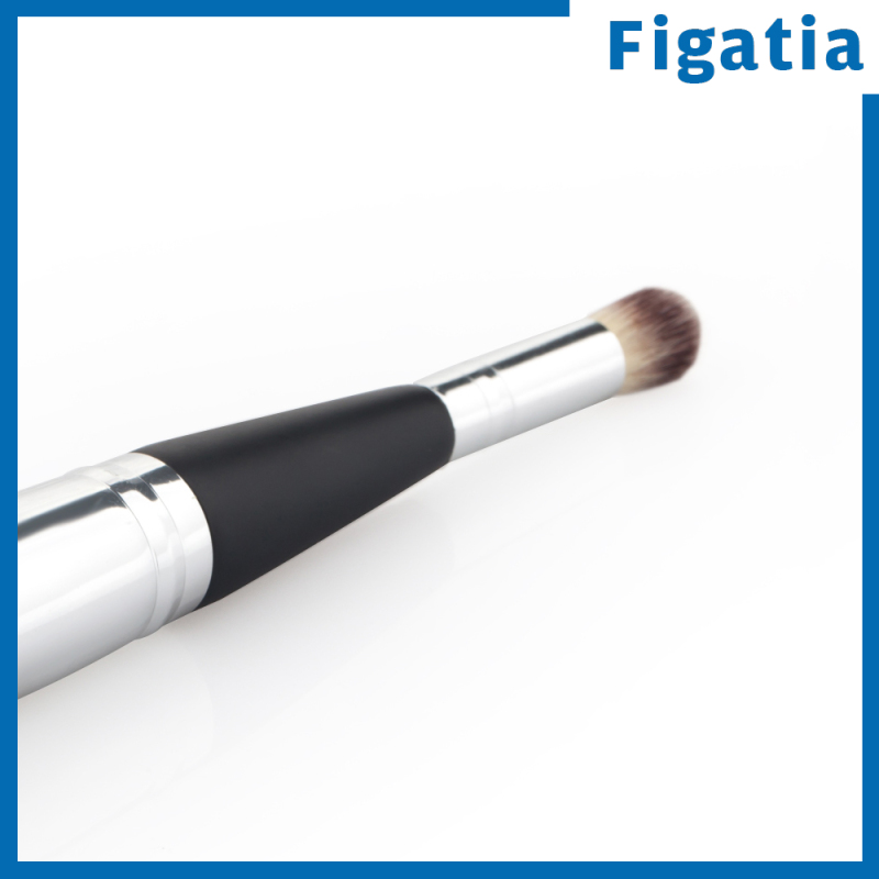 [FIGATIA]Pro Wooden Makeup Brush Dual-Ended Face Shading Flat Contour Foundation Tool