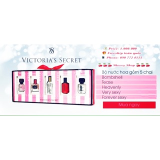 Tách set nước hoa Victoria secret 