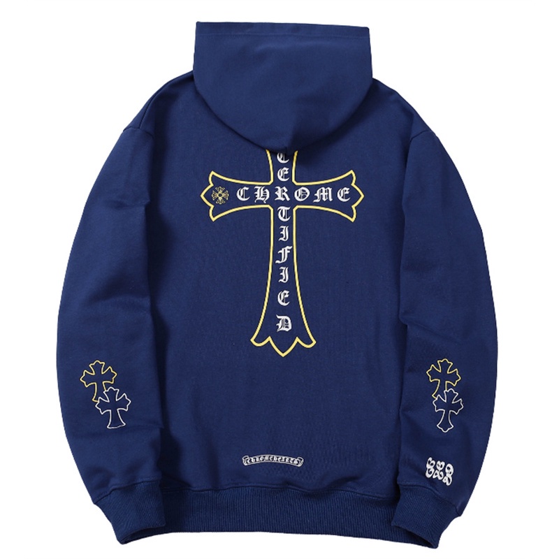 Áo Hoodie Tay Dài In Hình CHROME HEARTS Sanskrit Thời Trang Cho Nam Nữ