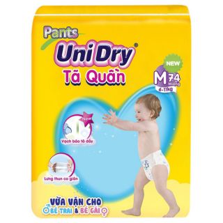 TPHCM - (Mẫu mới) Tã quần UniDry siêu đại M74/L68/XL62/XXL56