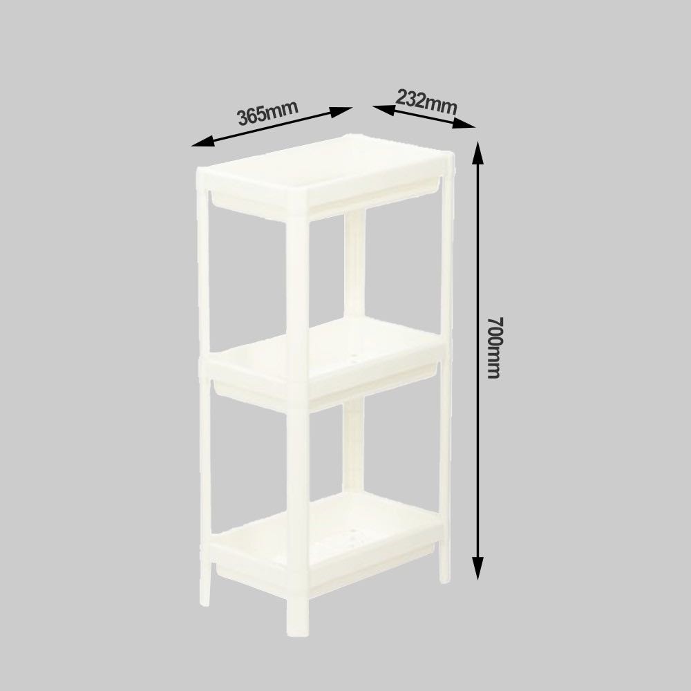 Kệ đa năng để đồ nhà tắm nhựa chia 2 3 4 tầng Inochi, kệ đựng đồ nhà bếp ,đựng mỹ phẩm tiện ích
