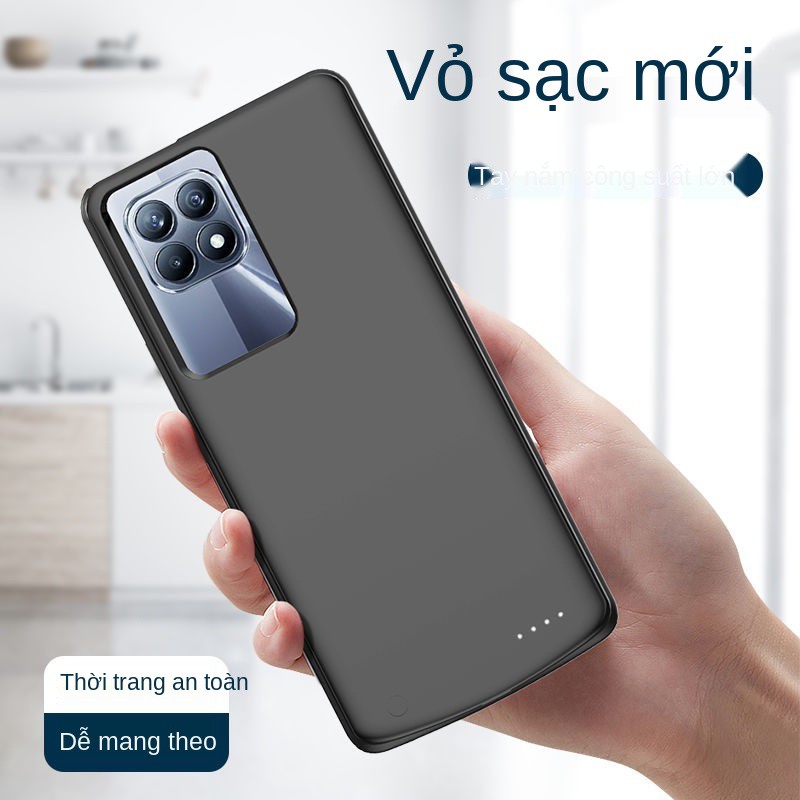 Ốp lưng OPPO Reno5 / 5Pro + pin Reno4SE 4Pro sạc dự phòng siêu mỏng Reno3 Mah