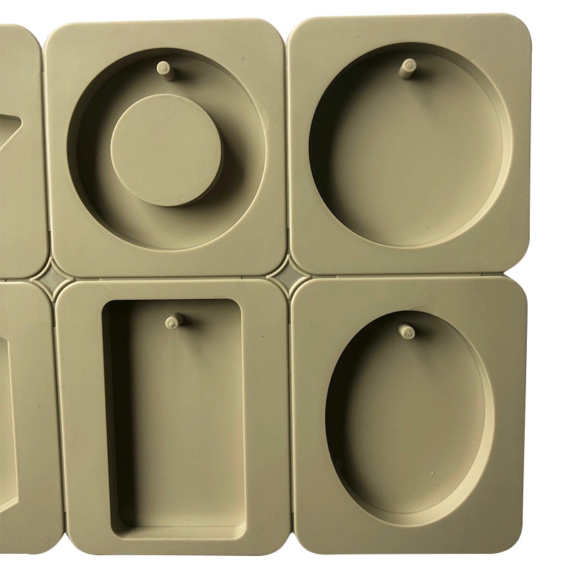 Khuôn Silicone Cấp Thực Phẩm 6 Ngăn Làm Sáp Thơm DIY