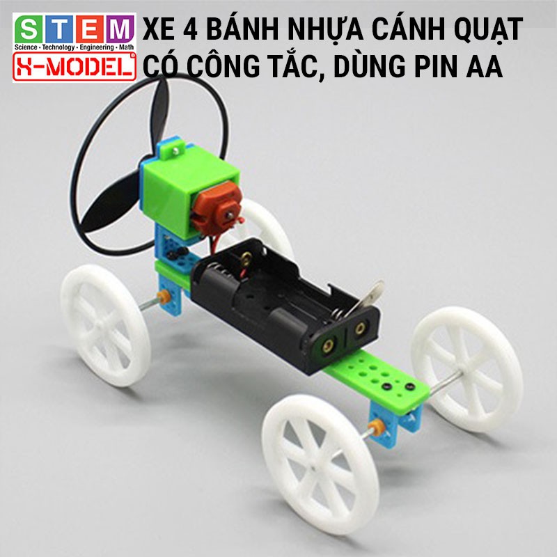 Đồ chơi sáng tạo STEM tự làm Xe ô tô đồ chơi nhựa mô tơ cánh quạt X-MODEL ST36 Đồ chơi tự làm DIY| Giáo dục STEM, STEAM