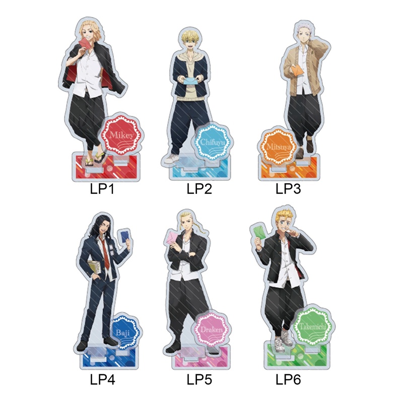 Mô Hình Nhân Vật Manjiro Ken Takemichi Chifuyu Baji Trong Tokyo Revengers