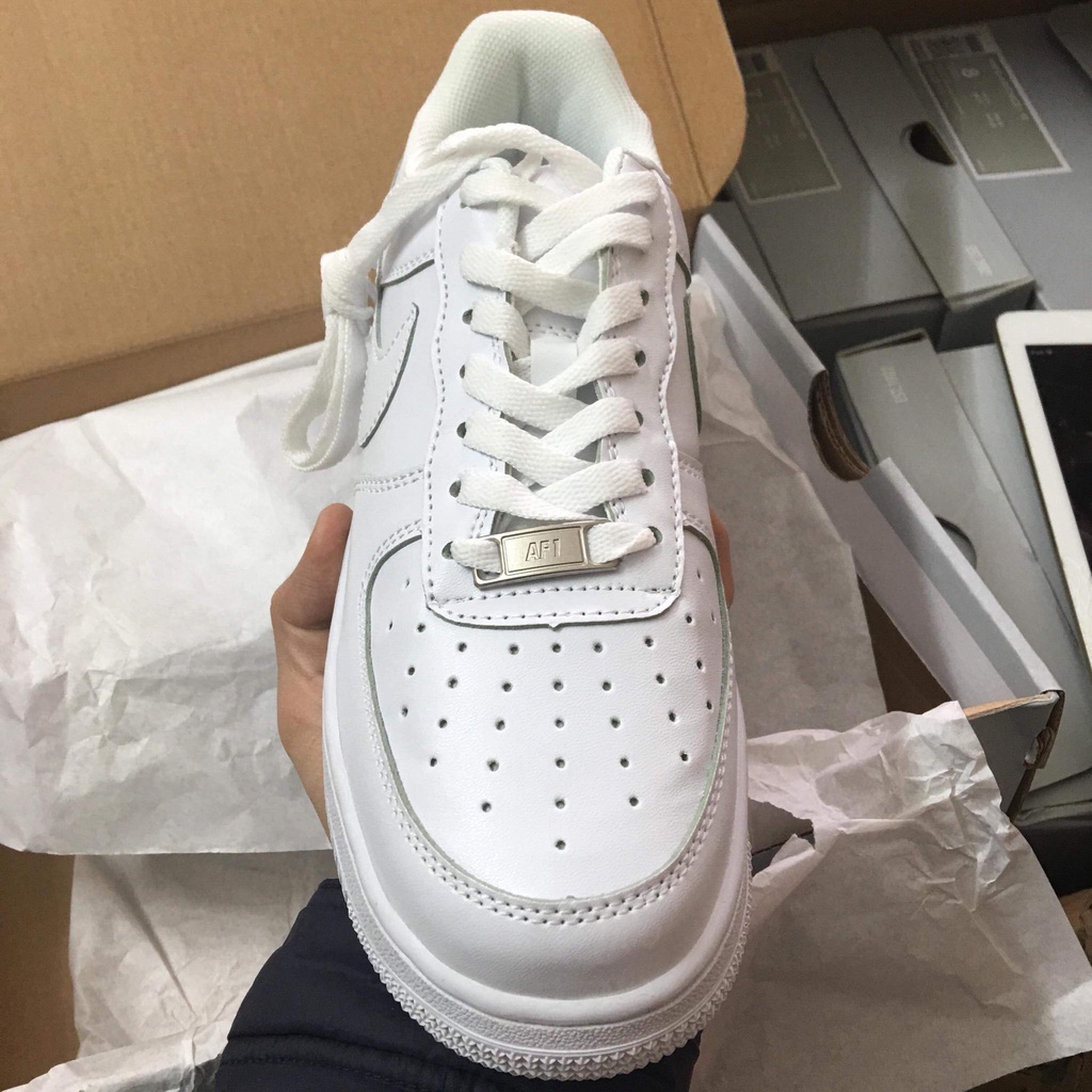 Giày Thể thao AF1 trắng ,Giày Sneaker trắng full size nam nữ siêu đẹp dễ phối đồ đủ box bill