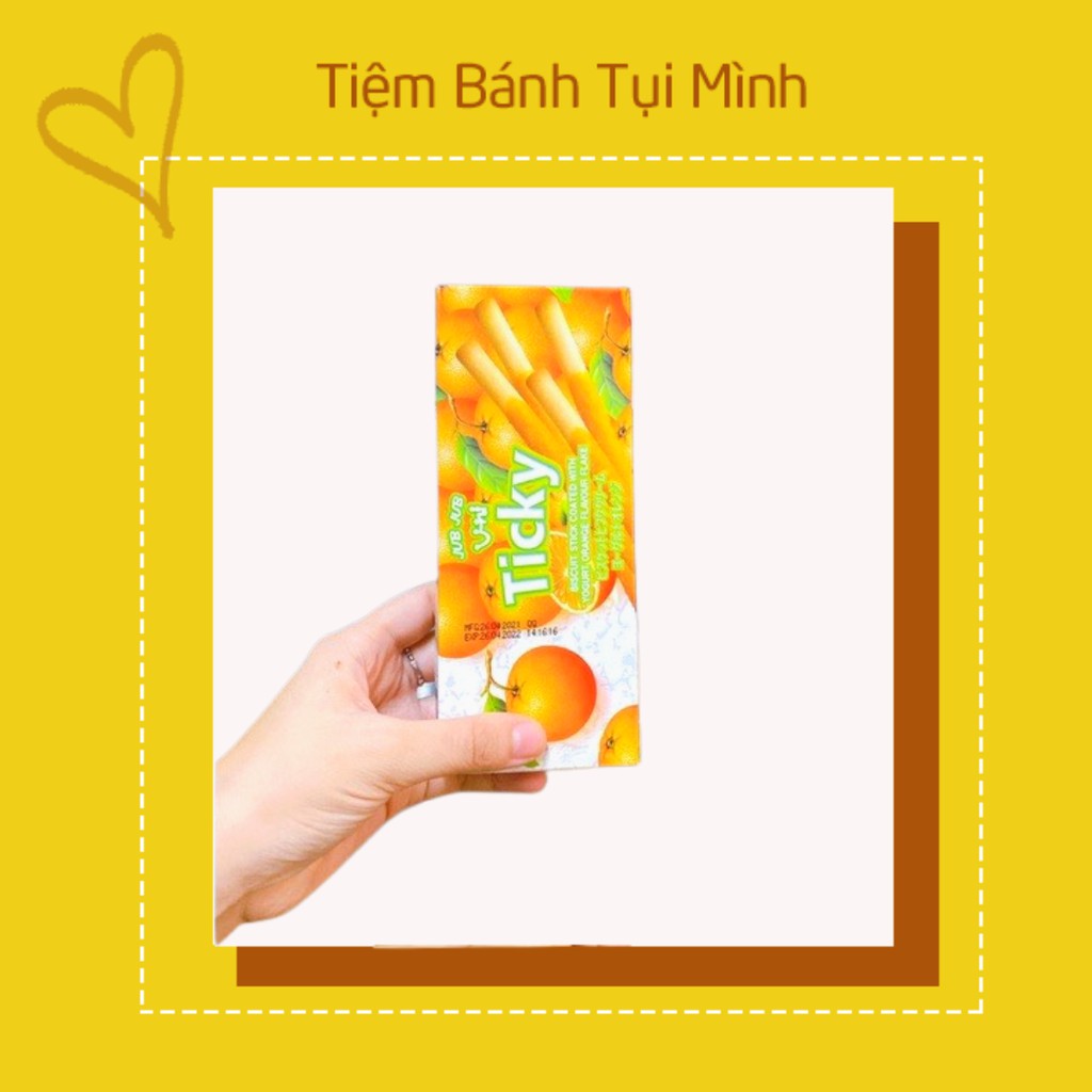 Bánh que ticky vị Cam hộp 20 gram