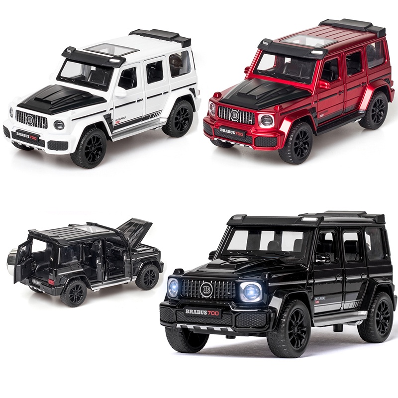 Mô hình xe kim loại Mercedes Brabus G700 tỉ lệ 1:32 Double Horses 3 màu