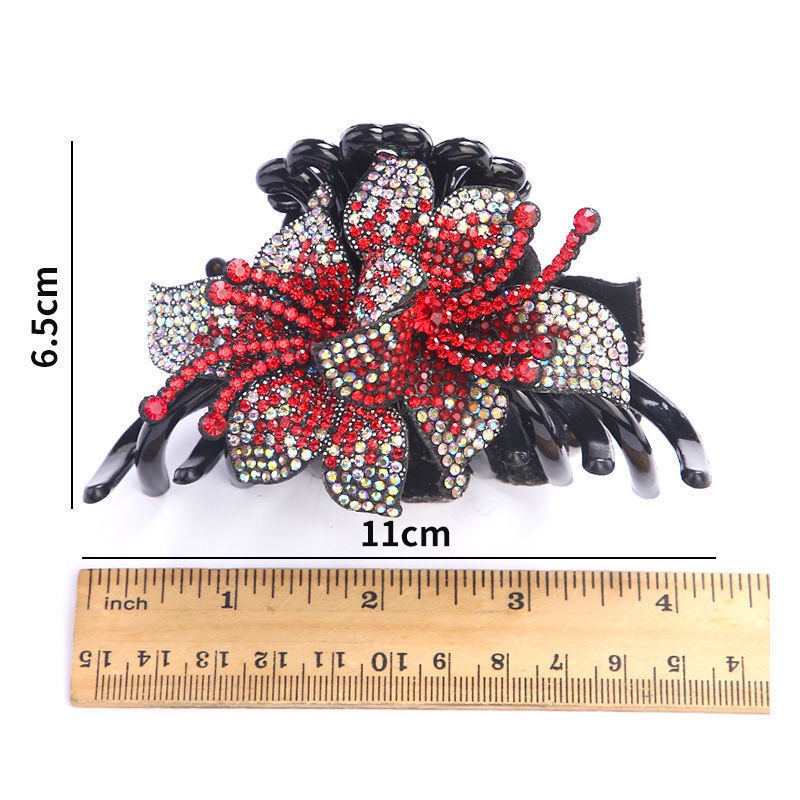 Mới Kẹp Tóc Mỏ Vịt Ba Răng Răng Lớn Phong Cách Hàn Quốc