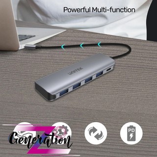 CÁP CHUYỂN TYPE-C RA 4 USB 3.0 + PD UNITEK H1107B