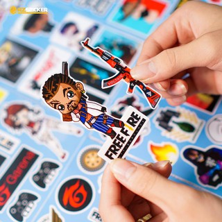 Sticker Game FreeFire Dán Laptop , Ván Trượt