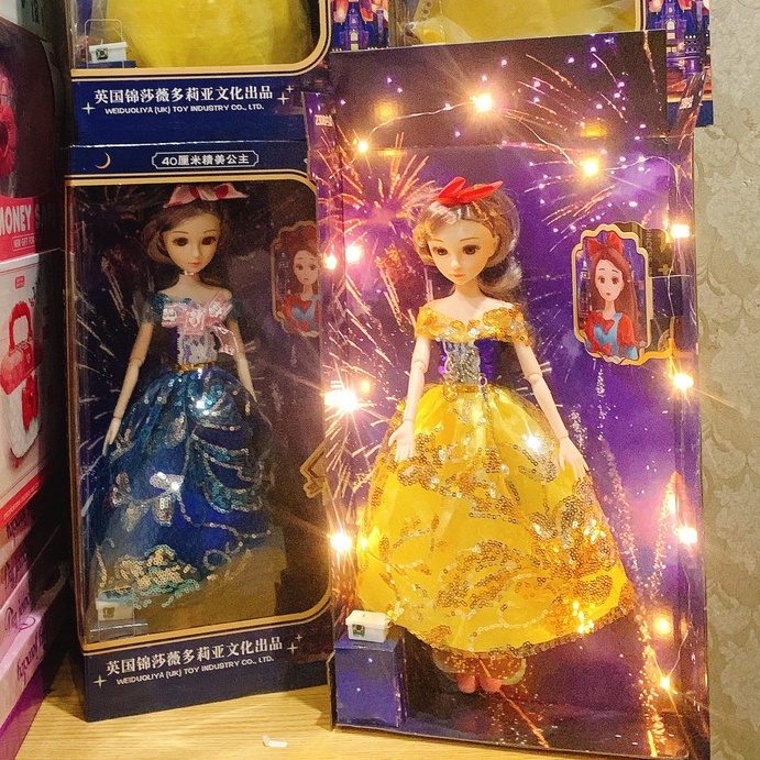 Búp bê cỡ đại kèm phụ kiện phát sáng, búp bê Elsa