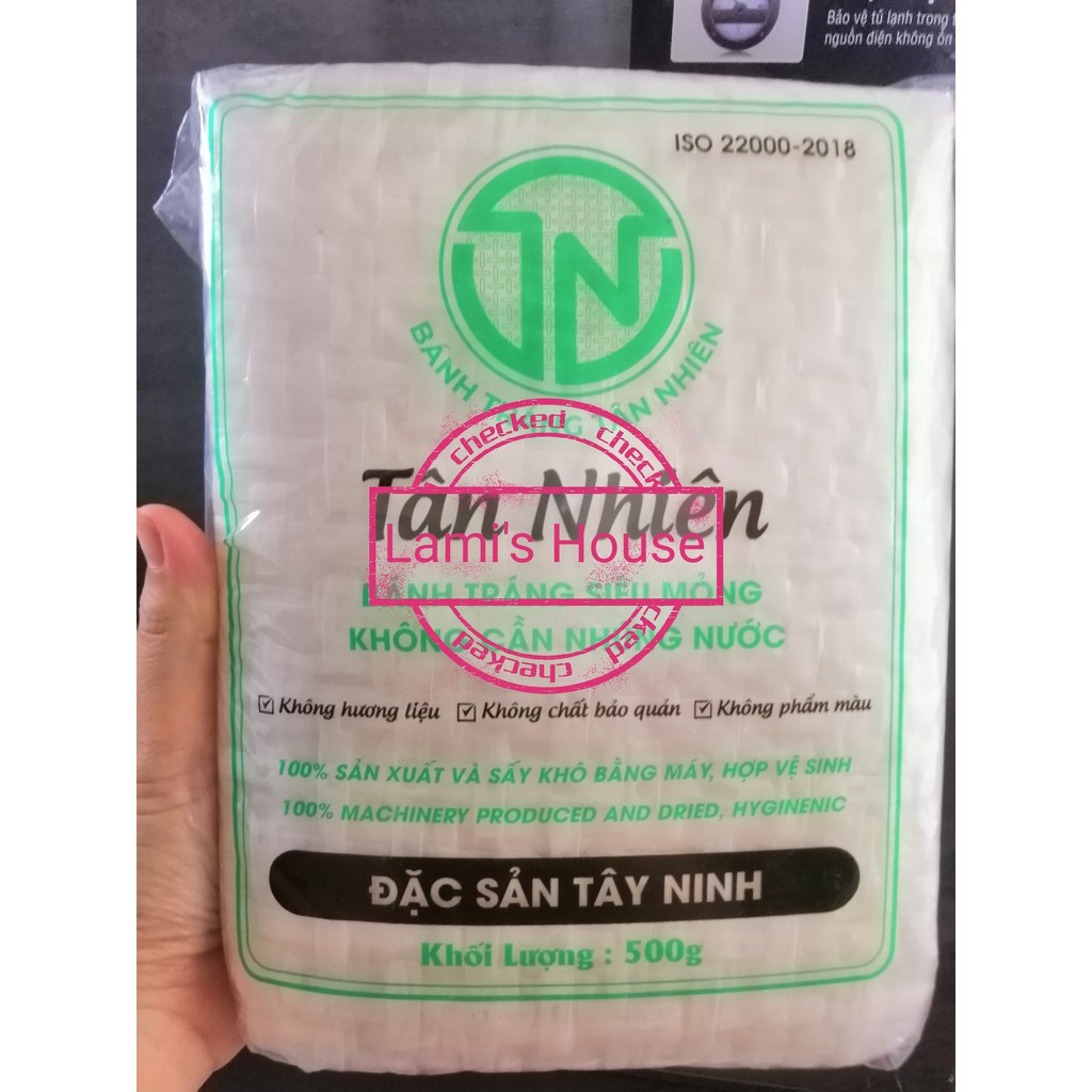 Bánh tráng trắng siêu mỏng Tây Ninh LAMI'S HOUSE 500g - 26.000đ