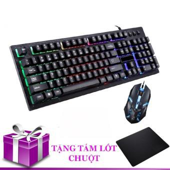 Combo Bàn Phím Chuột Game G20 Led 7 Màu Tặng Miếng Lót | WebRaoVat - webraovat.net.vn