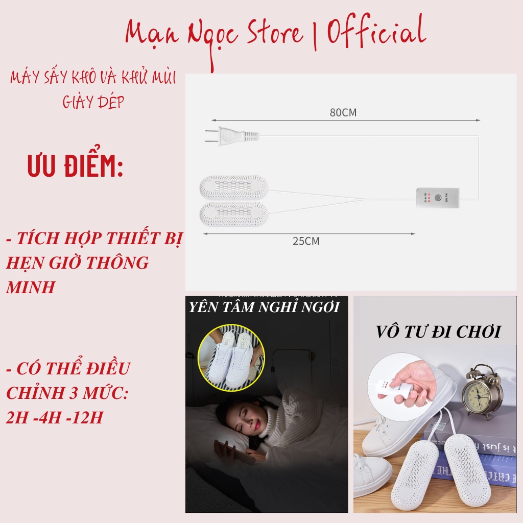 Máy sấy giày công nghệ ShoeZero, Sothing, XiaoMi, máy tự động sấy khô khử mùi giày dép, máy sấy có hẹn giờ