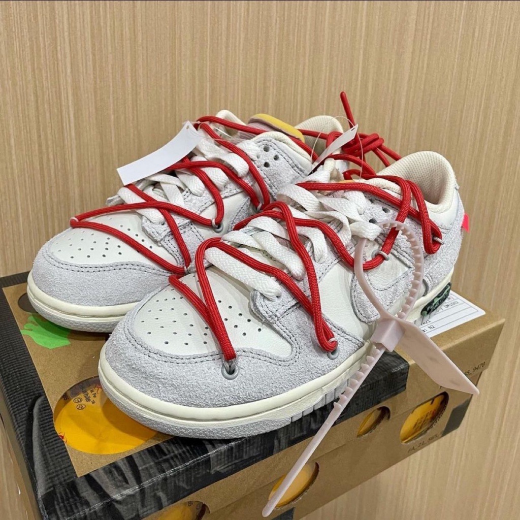 Giày Thể Thao NK 2022 SB Dunk Cổ Thấp Màu Trắng Đỏ Dễ Phối Đồ Thoáng Khí Cho Nam Và Nữ