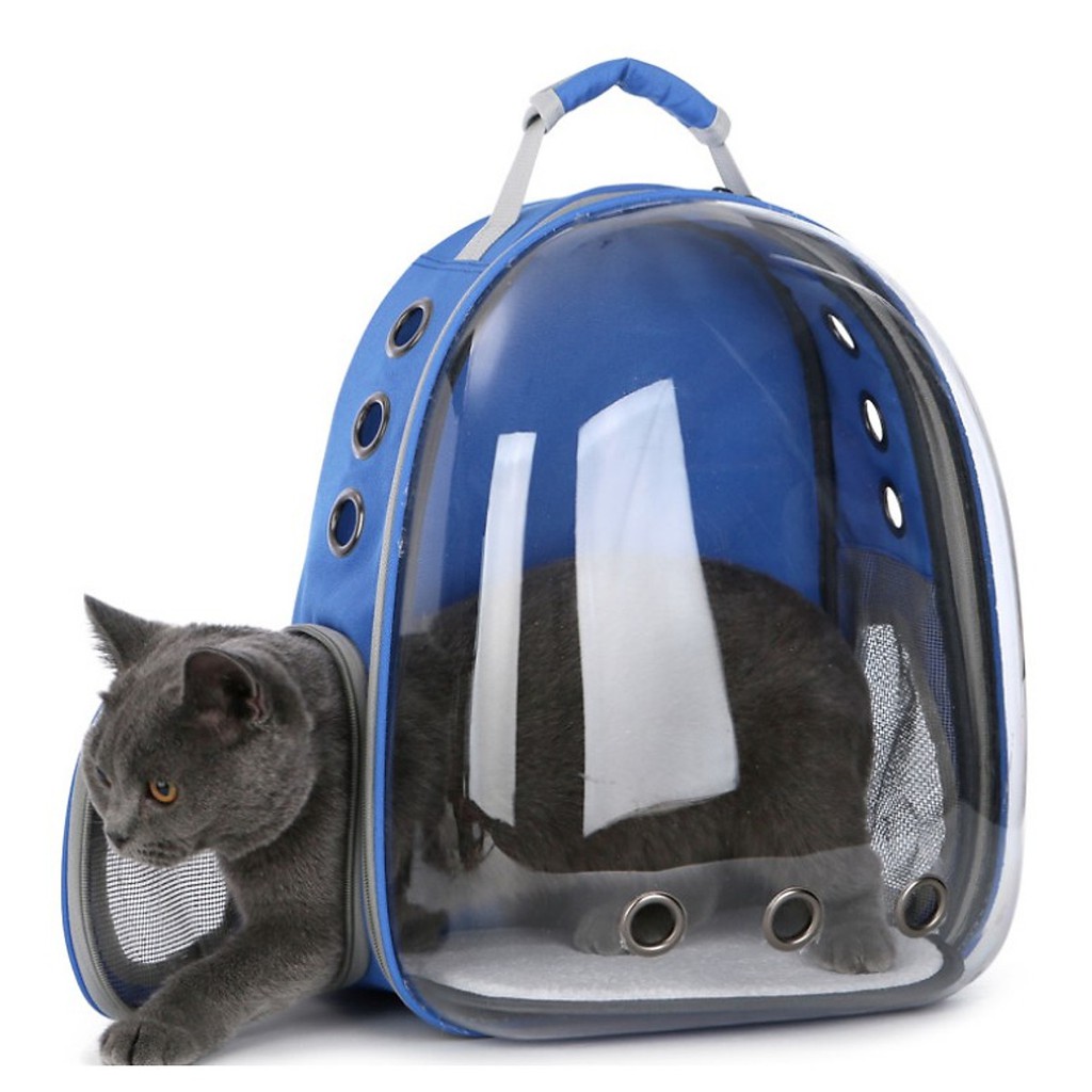 Balo Phi Hành Gia Cho Thú Cưng - Balo Vận Chuyển Chó Mèo Trong Suốt Hàng Đẹp