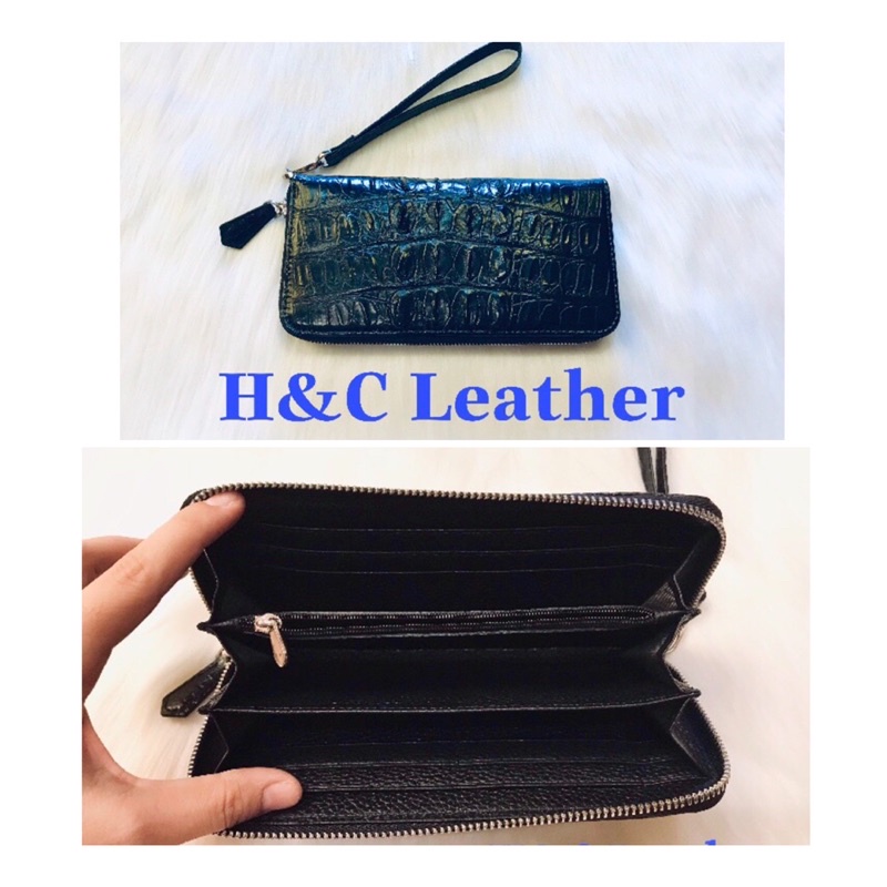 Ví da cá sấu thật 1 khuôn nhỏ