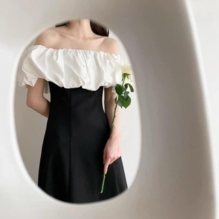 ĐẦM TRỄ VAI BÈO PHỐI TRẮNG ĐEN
