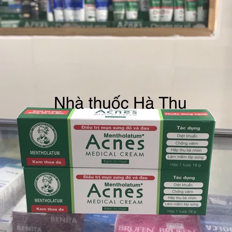 Kem giảm mụn sưng đỏ - Acnes Medical cream