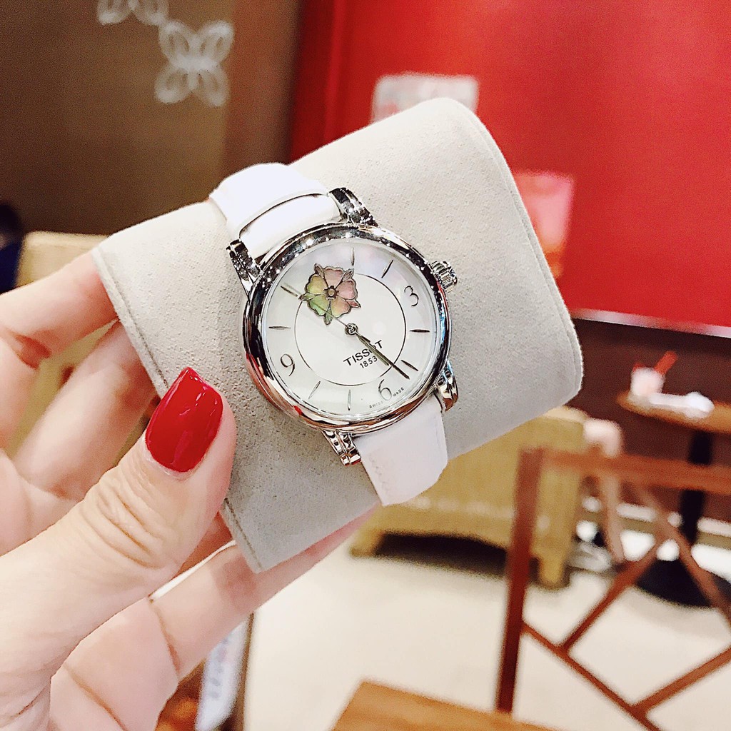 Bông hậu nhà tissot đồng hồ nữ Tissot Lady Heart Flower - T050.207.17.117.05