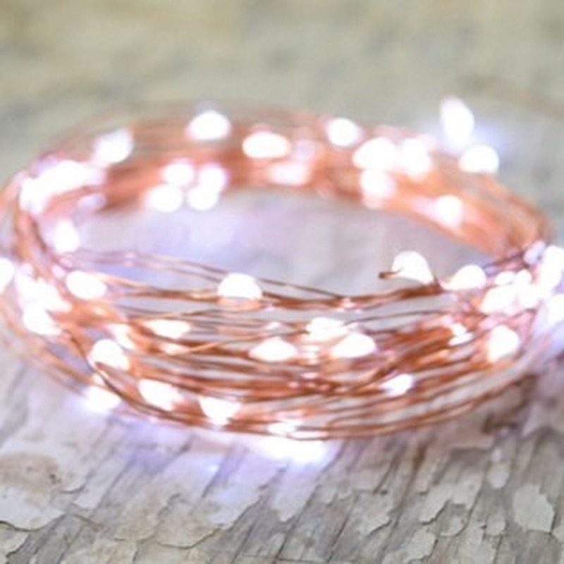 Dây đèn LED trong suốt 2M/5M/10M nhiều màu tùy chọn trang trí sinh động