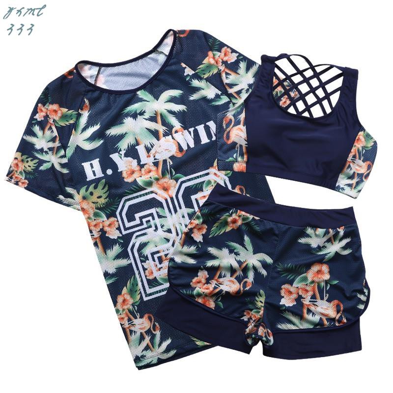 Bộ Đồ Bơi Jersey Phong Cách Hàn Quốc Size 3xl-7Xl❤️Thời Trang Bộ Đồ Bơi Hai Mảnh Kiểu Dáng Thể Thao Trẻ Trung Năng Động Cho Nữ | BigBuy360 - bigbuy360.vn