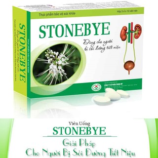 STONEBYE  dùng tốt cho người bị sỏi thận, niệu quản, bàng quang, niệu đạo và viêm tiết niệu