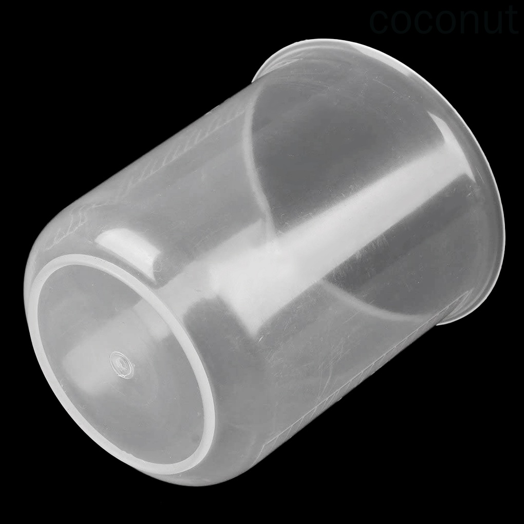 Set 5 Cốc Đo Lường Bằng Nhựa Chuyên Dụng Cho Phòng Thí Nghiệm