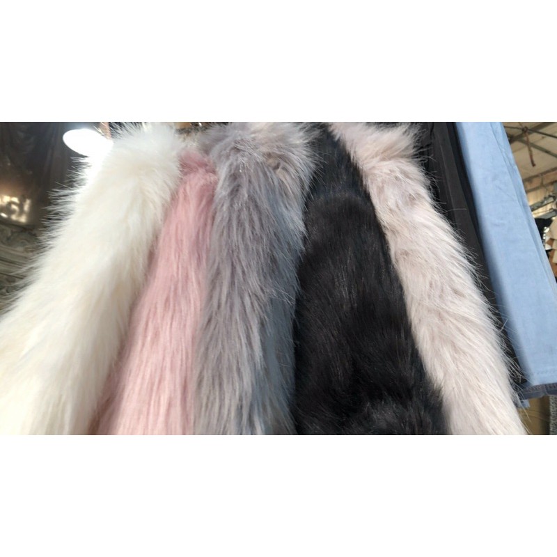 Áo choàng lông trơn hàng QC loại 1 (ảnh thật) | BigBuy360 - bigbuy360.vn