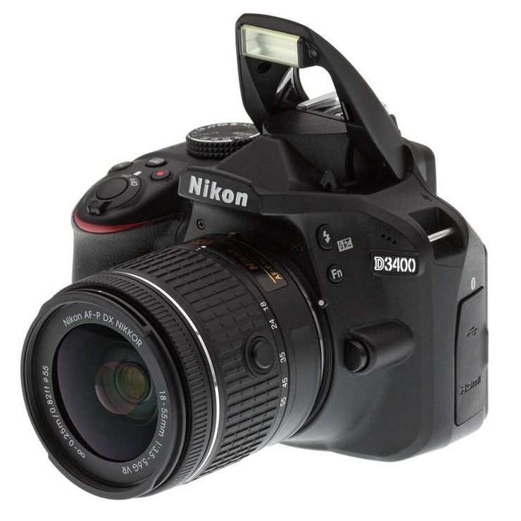 Máy Ảnh Nikon D3400 kèm ống kính AF-P 18-55mm VR - Chính Hãng Nikon Việt Nam