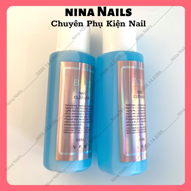 Nước Lau Gel Nail, Axiton Lau Gel 200ml B281 Có Mùi Thơm