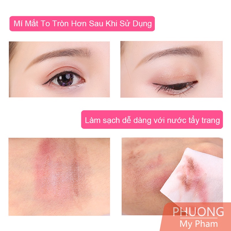 Kích Mí Lưới Tàng Hình KELI 60 Miếng Kèm Keo Siêu Chắc