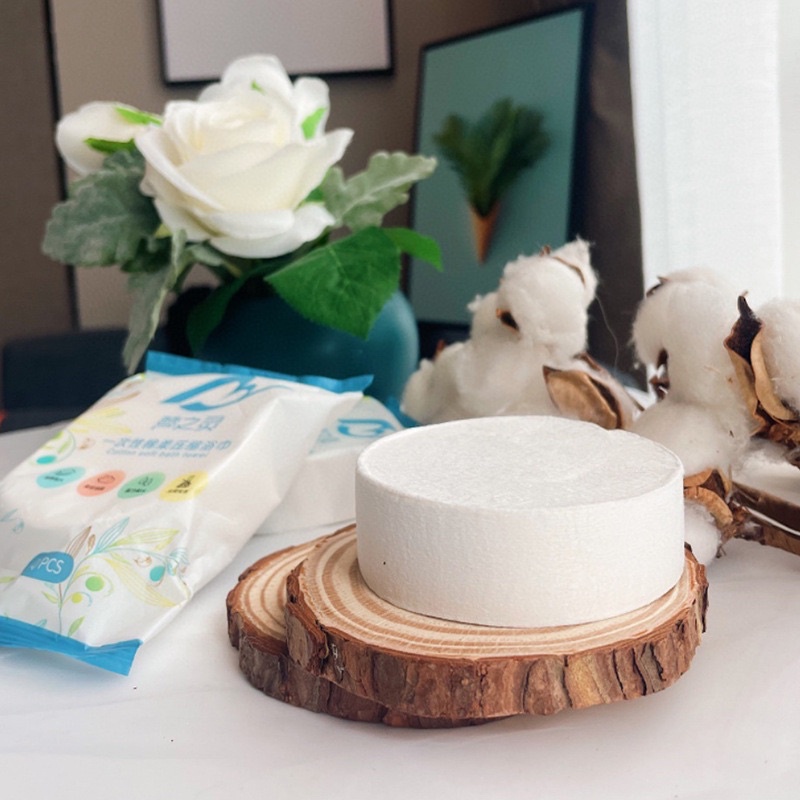 Khăn Tắm Nén Cotton Mềm Mại Tiện Dụng Đi Chơi, Du Lịch Kích Thước 70x140cm