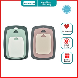 Combo 3 thớt kháng khuẩn nhiều màu sắc, hàng chất lượng cao – B68