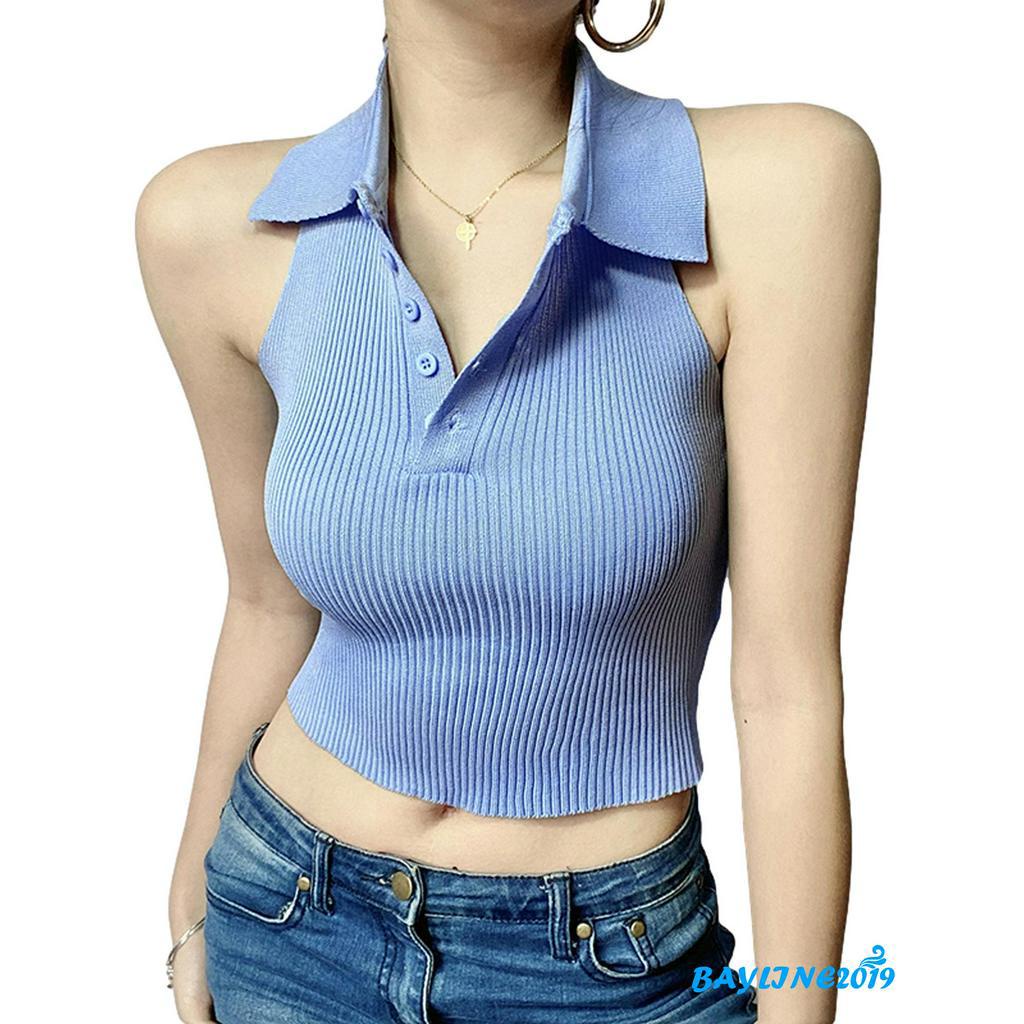 Áo Lửng Hai Dây Thời Trang Quyến Rũ Dành Cho Nữ