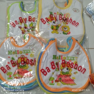 Yếm dây cột cotton cho bé nhỏ,lớn (cotton 2 mặt, mặt cotton mặt nylon)