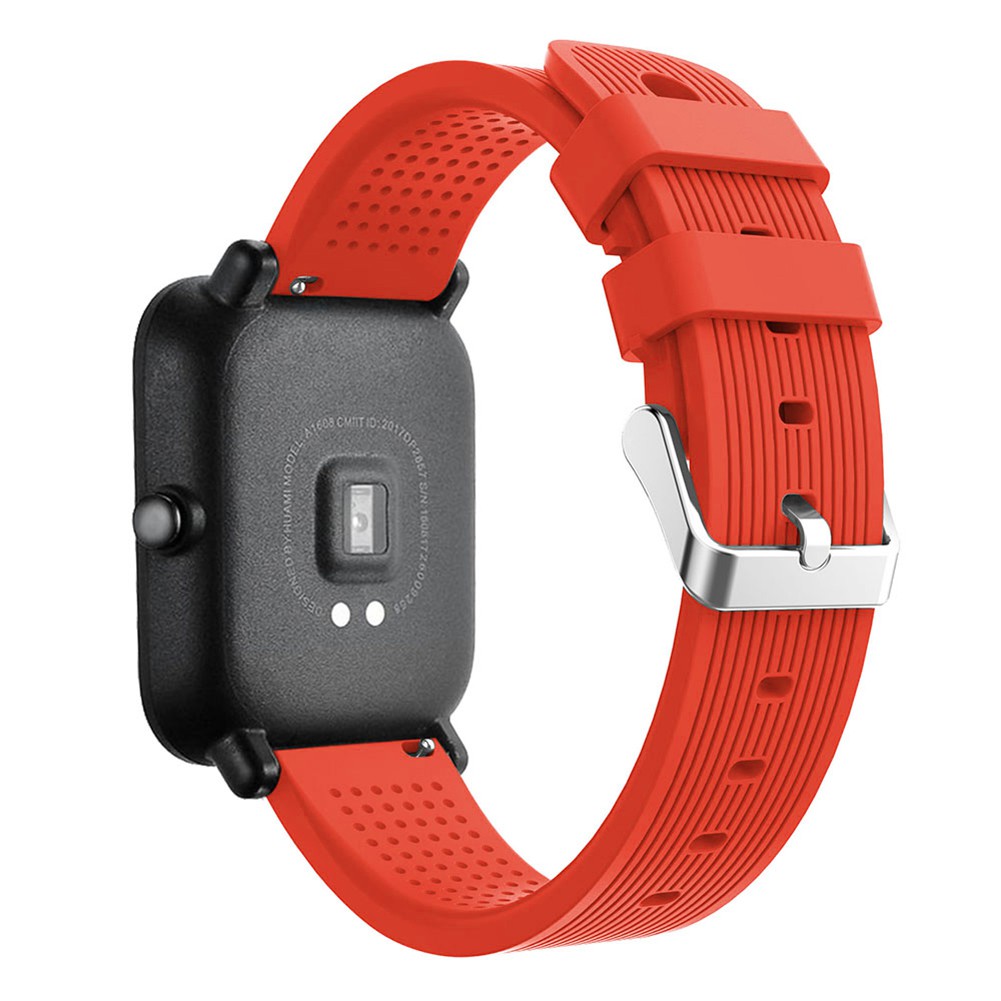 Dây đeo đồng hồ silicon màu sắc 20mm cho Xiaomi Huami Amazfit Bip BIT