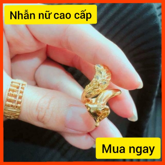 Nhẫn hồ ly ❤️❤️ Nhẫn nữ mạ vàng thiết kế cao cấp - VA005