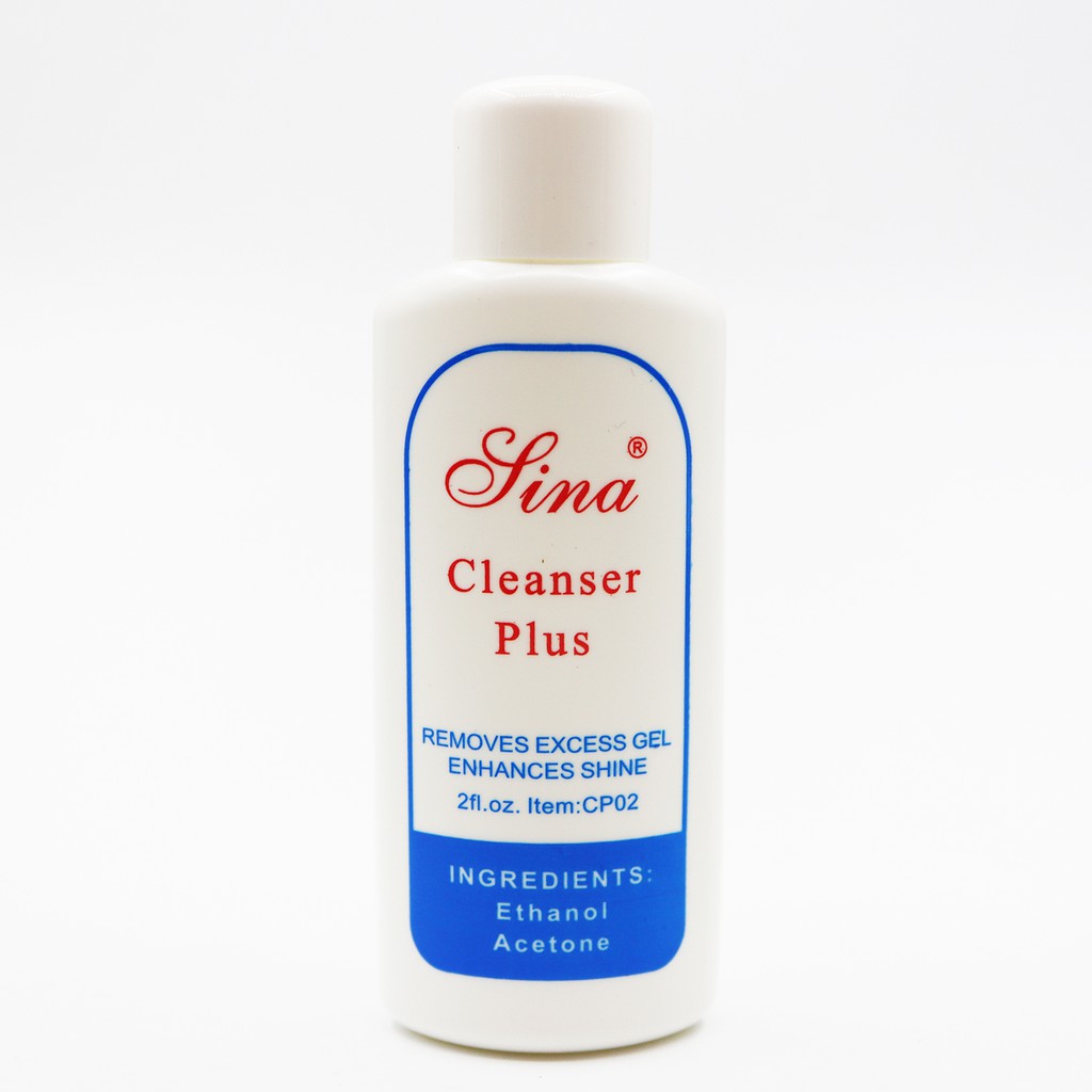 Nước tẩy sơn gel móng Cleanser plus nước rửa cọ lau gel Sina 60ml