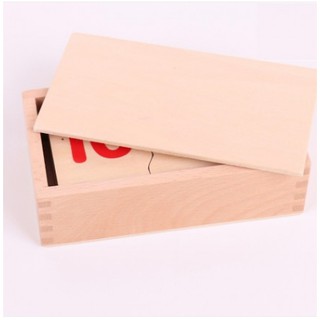 Giáo cụ Montessori thẻ số và chấm