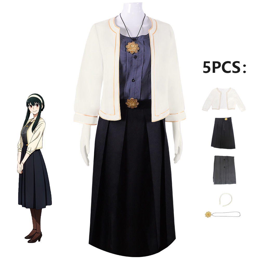 Anime T-shirt Trẻ em Người lớn Chạng vạng Yor Forger Anya Forger Cosplay Costume Phim hoạt hình Anime Cosplay Trang phục T-shirt