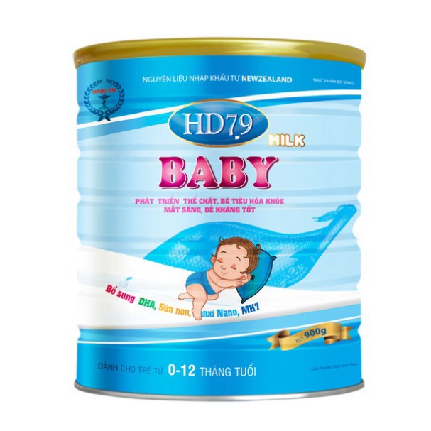 [100% CHÍNH HÃNG] Sữa Cho Bé - Sữa HD79 MILK – BABY 900g