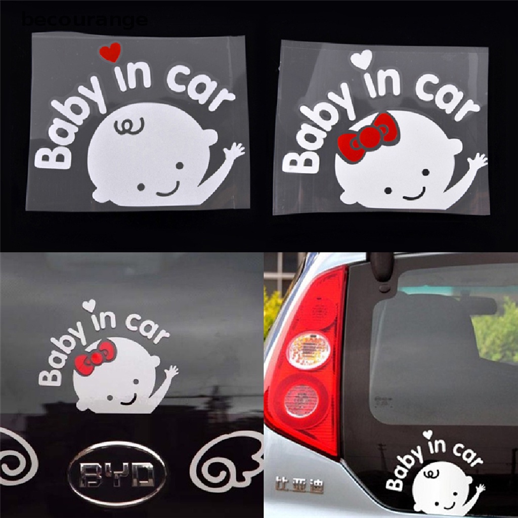Miếng Dán Phản Quang Baby In Car Giữ Ấm Thời Trang
